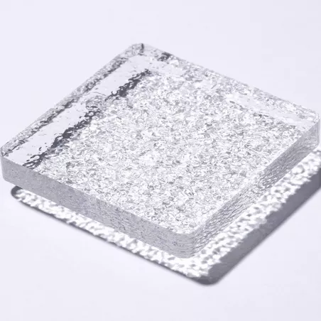 PMMA Extrudé Structuré | Plaque incolore
