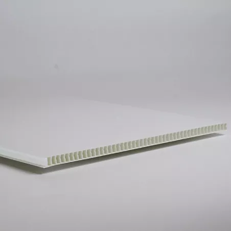 Plaque PP alvéolaire blanc 8-10 mm | En stock chez SUNCLEAR