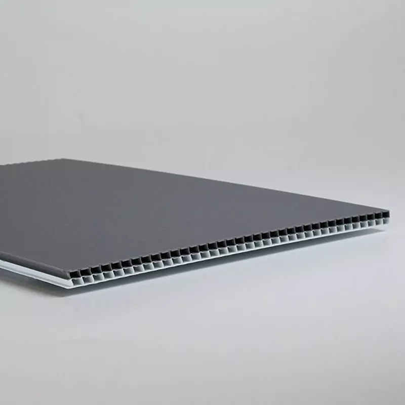 Plaque PP alvéolaire Blanc / Gris | En stock chez SUNCLEAR Plaque PP alvéolaire Blanc / Gris | En stock chez SUNCLEAR