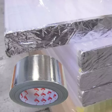 Ruban adhésif aluminium plein I Pour Polycarbonate Alvéolaire