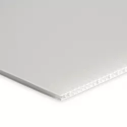 Plaque PP alvéolaire blanc 600g | En stock chez SUNCLEAR