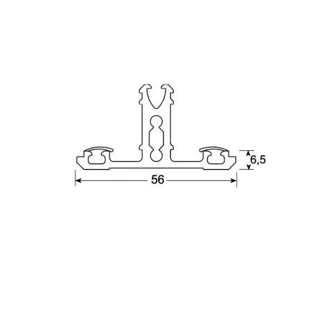 Profil à rupture thermique I Base PVC + Capot aluminium