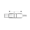 Profil aluminium H I Jonction et Bordure Profil aluminium H I Jonction et Bordure