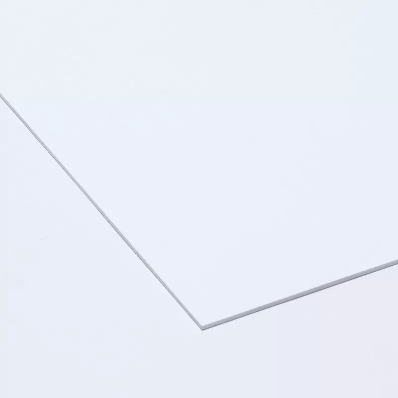 Panneau en PVC rigide Komadur® D Blanc 669 brillant Panneau en PVC rigide Komadur® D Blanc 669 brillant