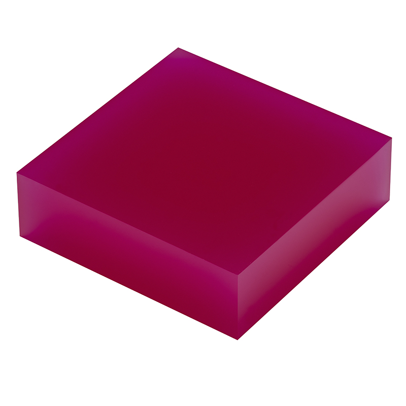 Bloc enBloc LED System en PMMA Coulé Diffusant de la marque ALTUGLAS™, couleur Rose
