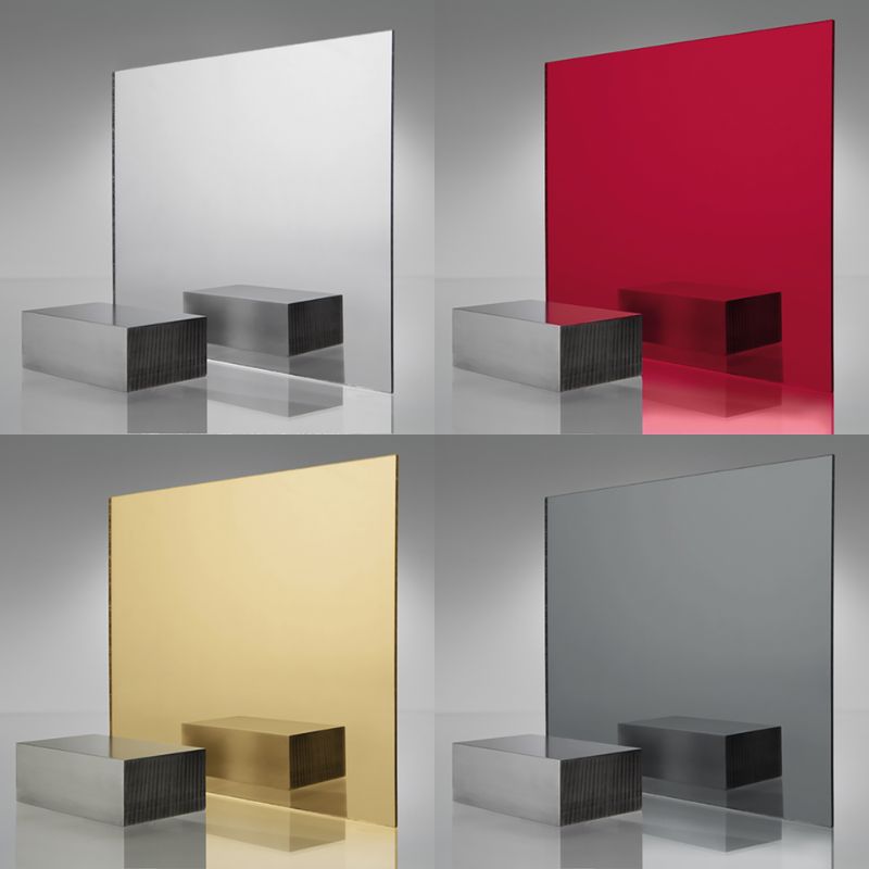 Miroirs en plaque de verre synthétique Optix®