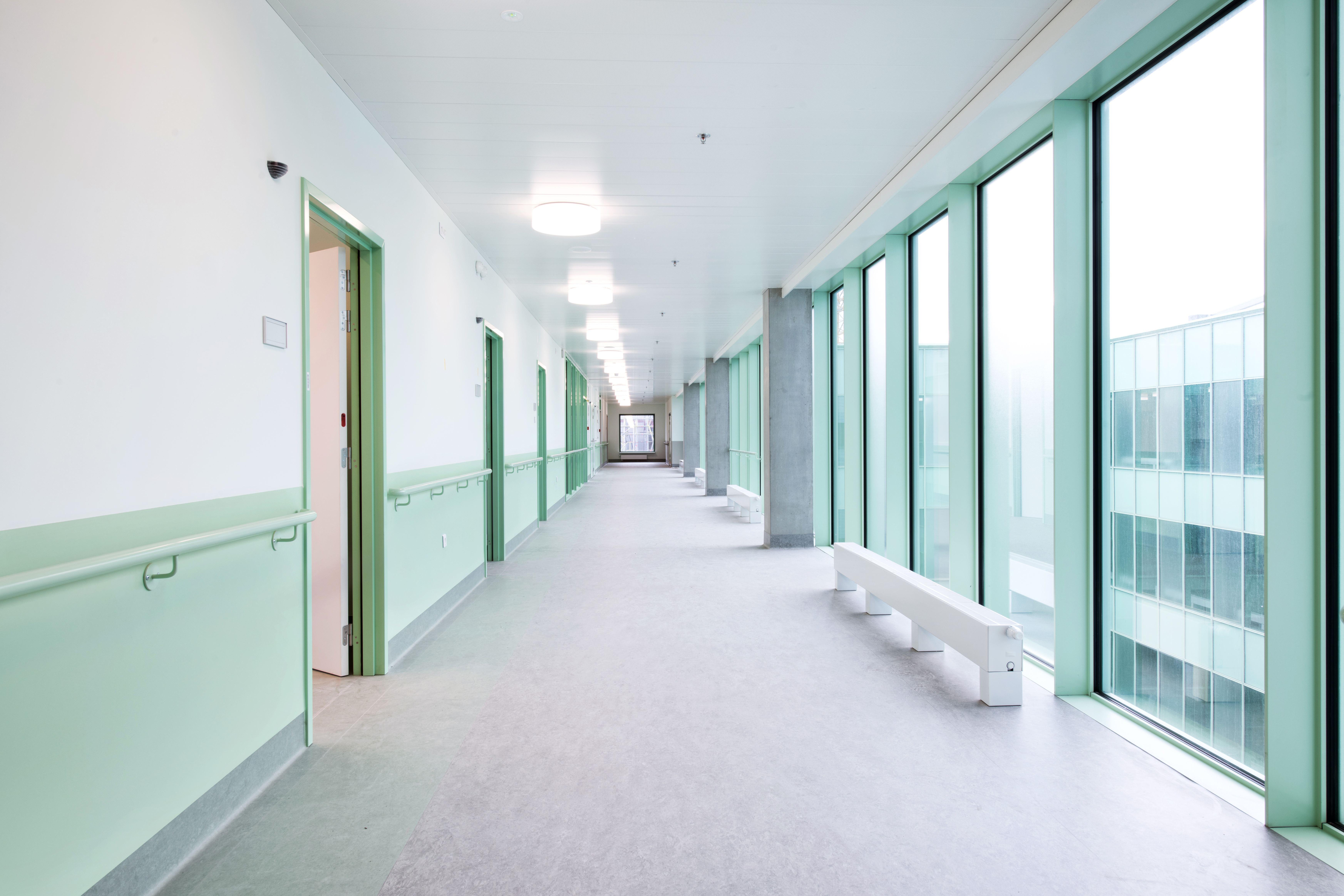 Couloir d'un hôpital