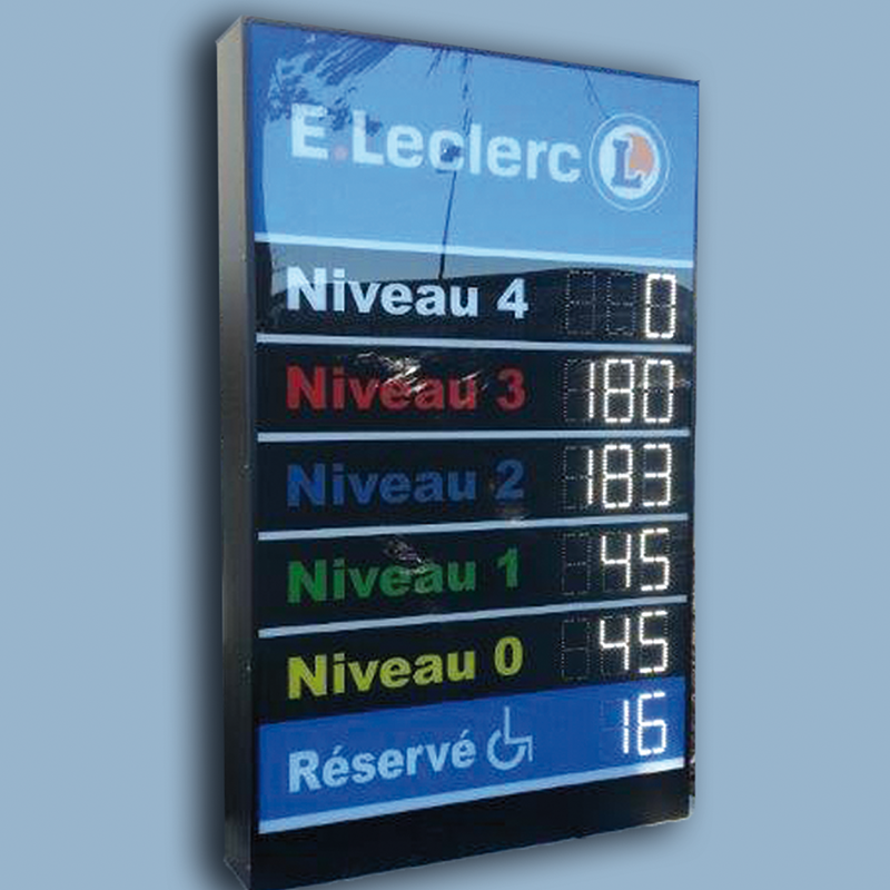 Panneau d'affichage Leclerc en polyester LUMEX® A APET