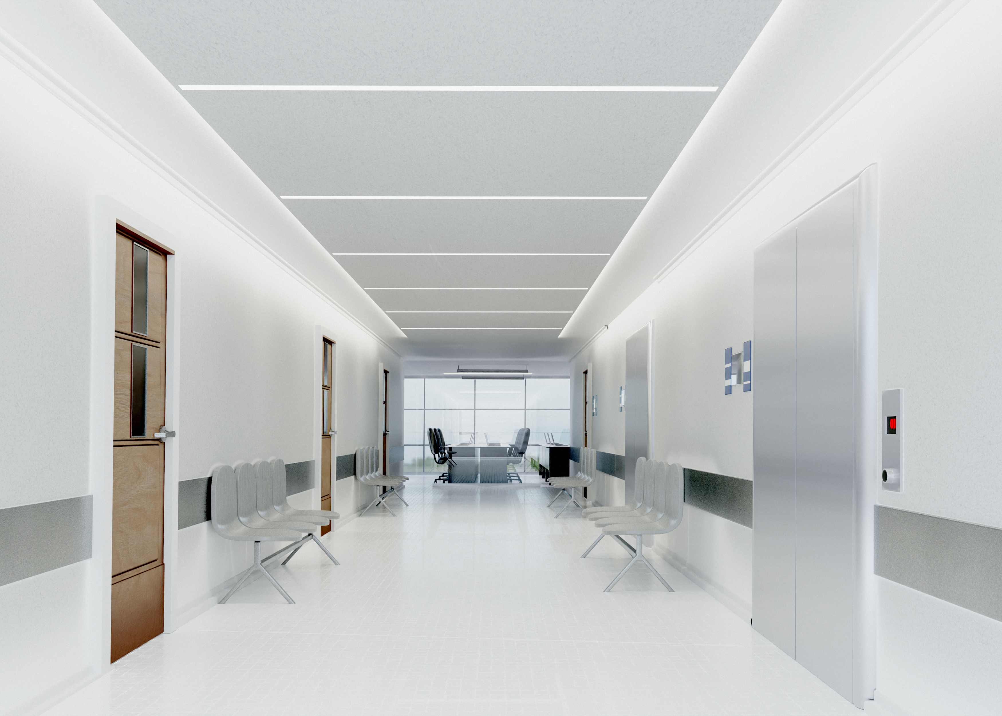 Hall médical vide